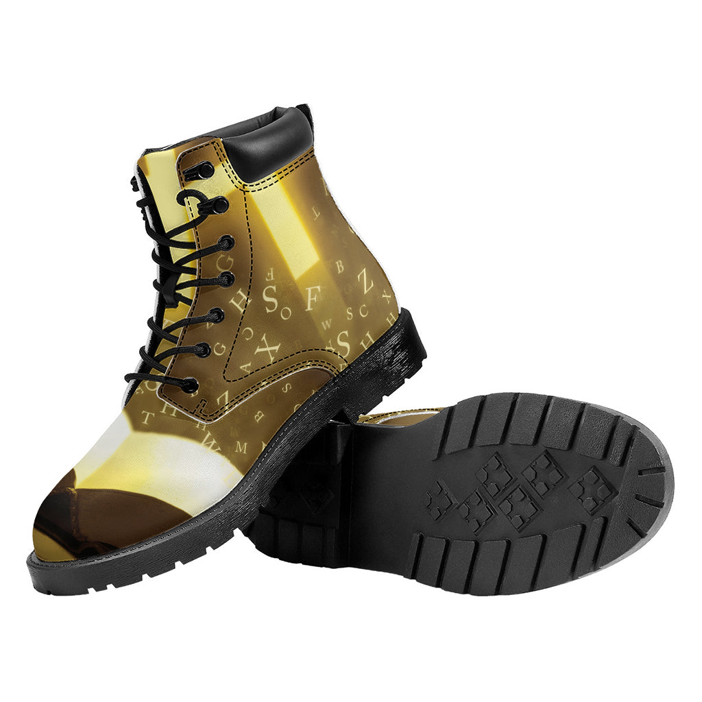 Christian Holy Bible Print Work Boots