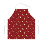 Christmas Angel Pattern Print Adjustable Apron