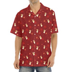 Christmas Angel Pattern Print Aloha Shirt