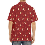 Christmas Angel Pattern Print Aloha Shirt