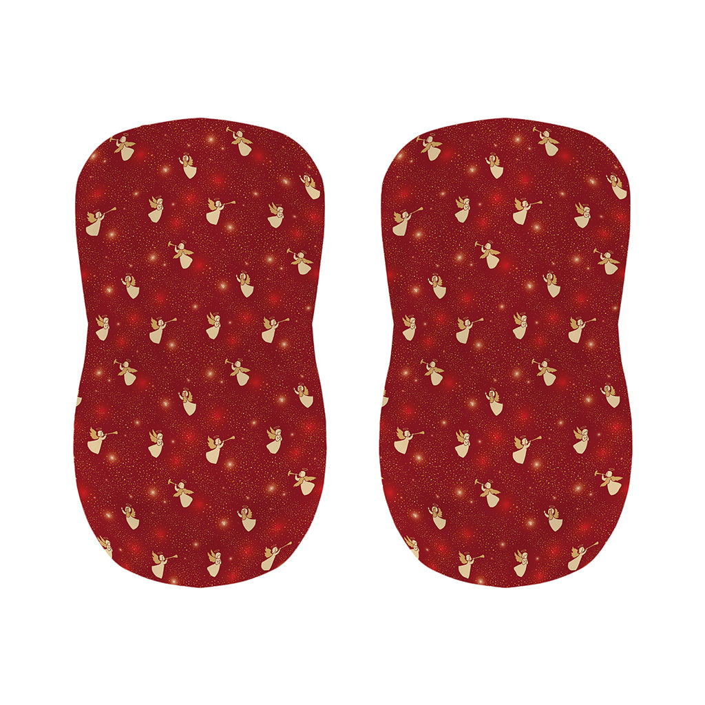 Christmas Angel Pattern Print Bar Stool Covers