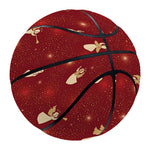 Christmas Angel Pattern Print Basketball
