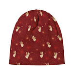 Christmas Angel Pattern Print Beanie