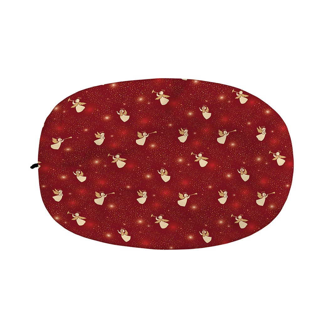 Christmas Angel Pattern Print Car Side Mirror Covers