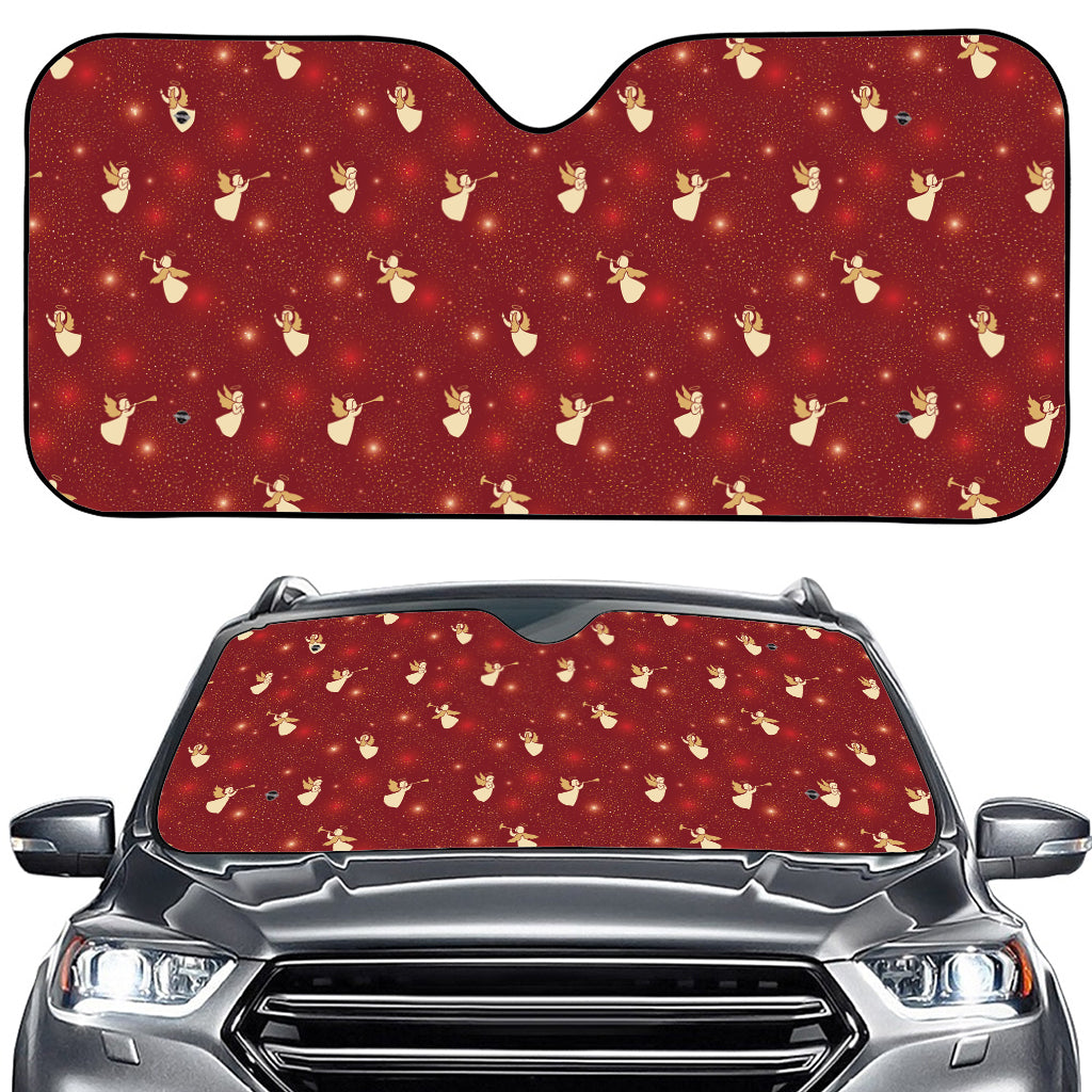 Christmas Angel Pattern Print Car Windshield Sun Shade