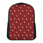Christmas Angel Pattern Print Casual Backpack