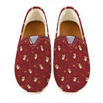 Christmas Angel Pattern Print Casual Shoes
