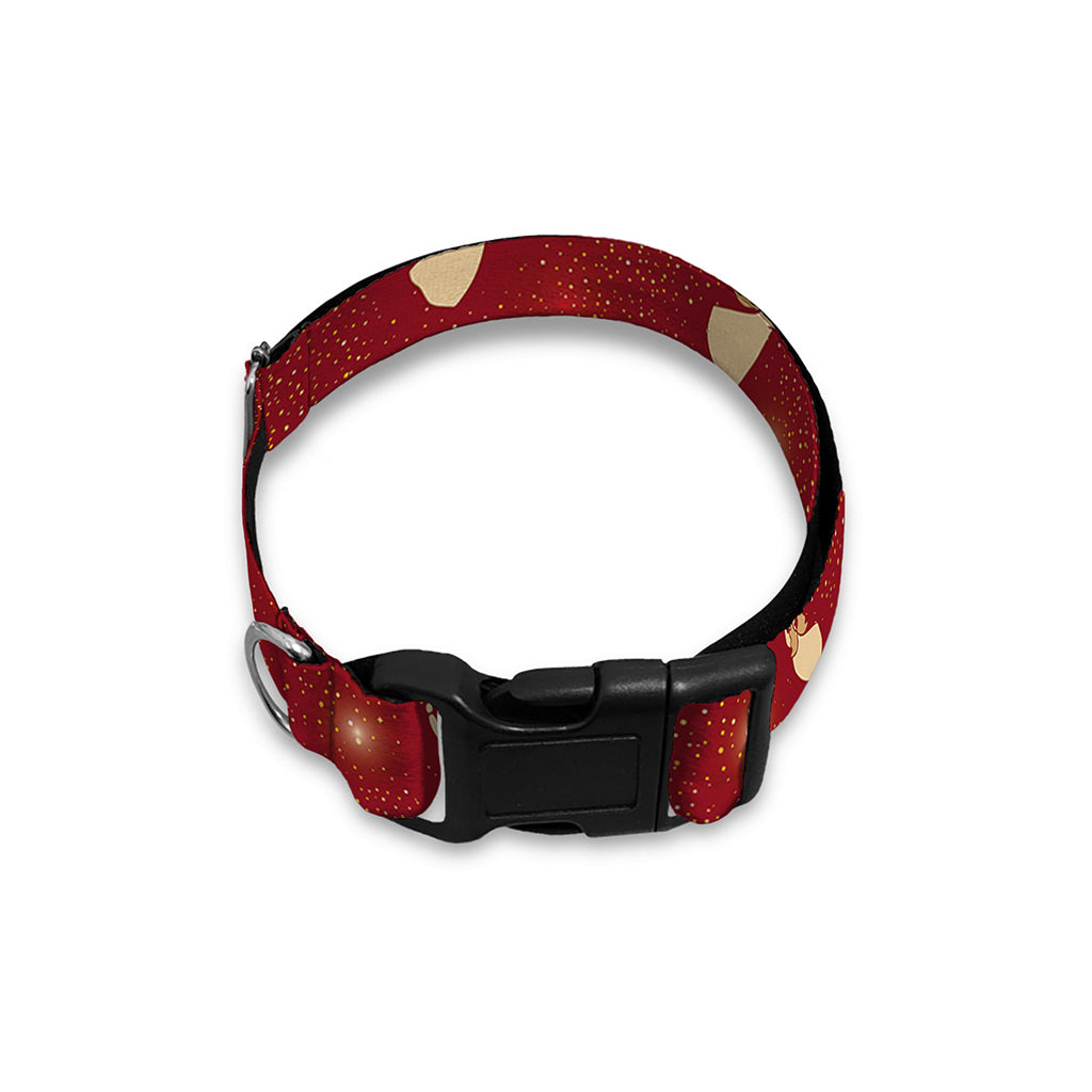 Christmas Angel Pattern Print Dog Collar