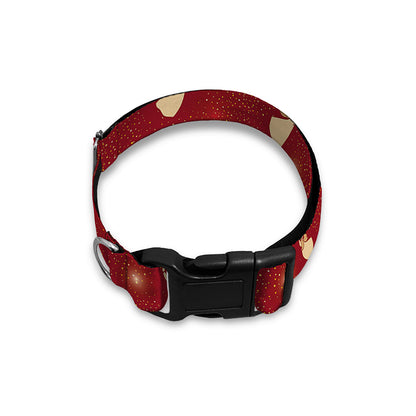 Christmas Angel Pattern Print Dog Collar