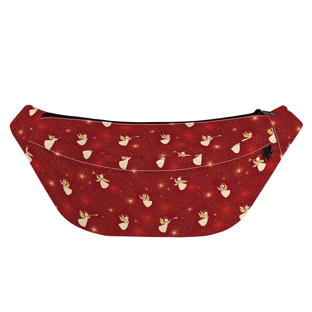 Christmas Angel Pattern Print Fanny Pack