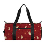 Christmas Angel Pattern Print Gym Bag