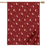 Christmas Angel Pattern Print House Flag