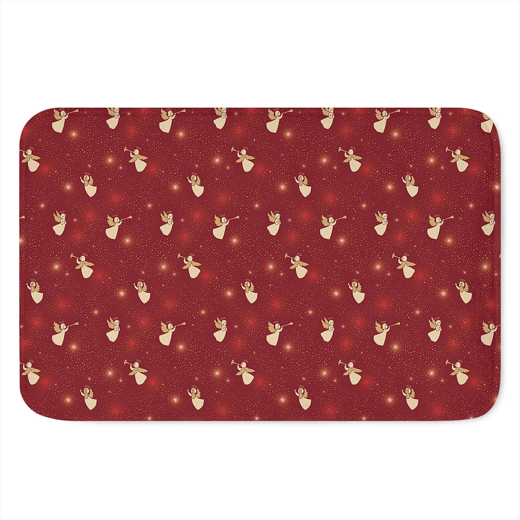 Christmas Angel Pattern Print Indoor Door Mat
