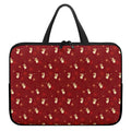 Christmas Angel Pattern Print Laptop Sleeve With Handle