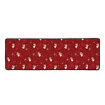 Christmas Angel Pattern Print Long Kitchen Mat