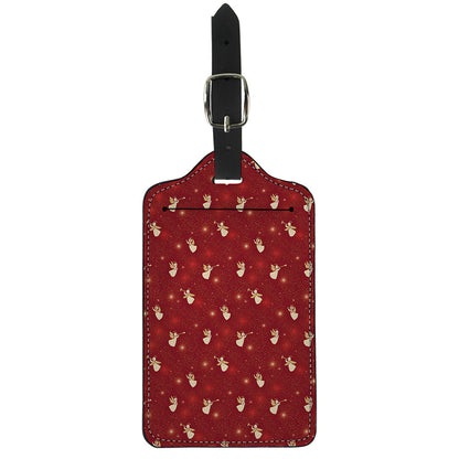 Christmas Angel Pattern Print Luggage Tag