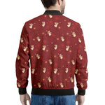 Christmas Angel Pattern Print Men's Bomber Jacket