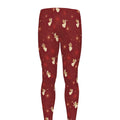 Christmas Angel Pattern Print Men's Leggings