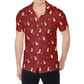 Christmas Angel Pattern Print Men's Shirt