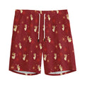 Christmas Angel Pattern Print Men's Athletic Shorts