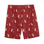 Christmas Angel Pattern Print Men's Sports Shorts