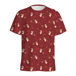 Christmas Angel Pattern Print Men's Sports T-Shirt