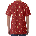 Christmas Angel Pattern Print Men's Velvet T-Shirt