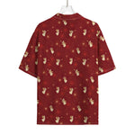 Christmas Angel Pattern Print Rayon Hawaiian Shirt