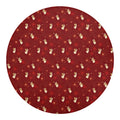 Christmas Angel Pattern Print Round Blanket