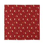 Christmas Angel Pattern Print Silk Bandana