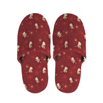 Christmas Angel Pattern Print Slippers