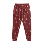 Christmas Angel Pattern Print Sweatpants