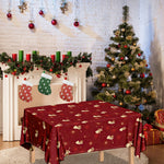 Christmas Angel Pattern Print Tablecloth