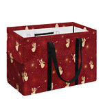 Christmas Angel Pattern Print Utility Tote Bag