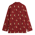 Christmas Angel Pattern Print Women's Blazer