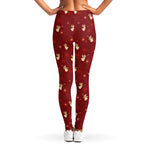 Christmas Angel Pattern Print Women's Leggings