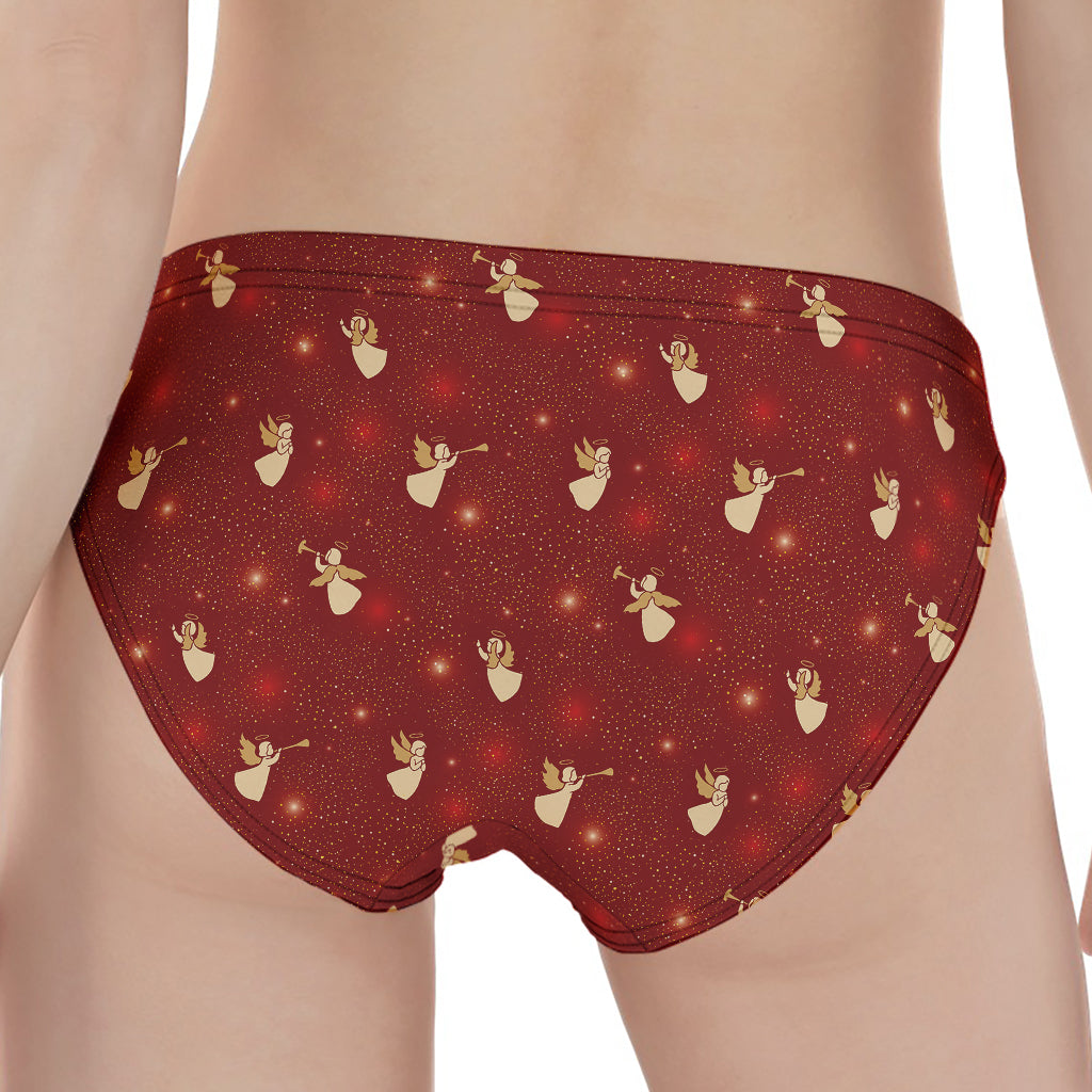 Christmas Angel Pattern Print Women's Panties