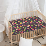Christmas Baubles Pattern Print Baby Crib Sheet