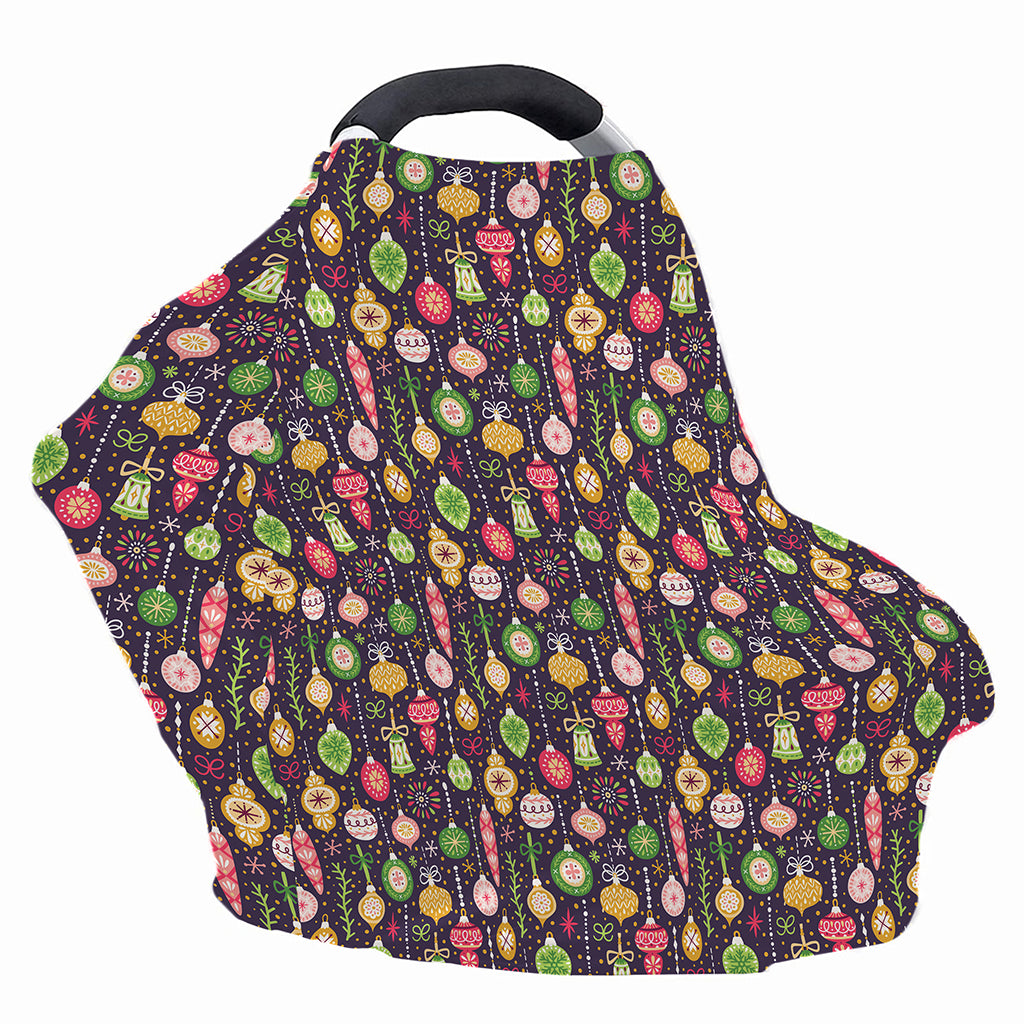 Christmas Baubles Pattern Print Baby Seat Cover