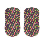 Christmas Baubles Pattern Print Bar Stool Covers