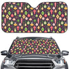 Christmas Baubles Pattern Print Car Windshield Sun Shade