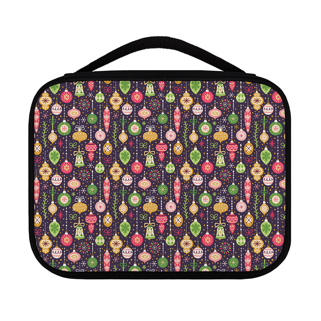 Christmas Baubles Pattern Print Classic Bible Case