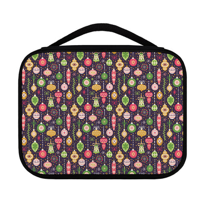 Christmas Baubles Pattern Print Classic Bible Case