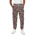 Christmas Baubles Pattern Print Cotton Sweatpants