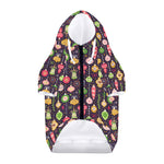 Christmas Baubles Pattern Print Dog Zip Up Hoodie