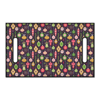 Christmas Baubles Pattern Print Golf Cart Seat Cover