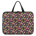 Christmas Baubles Pattern Print Laptop Sleeve With Handle