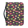Christmas Baubles Pattern Print Leather Bible Cover