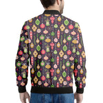 Christmas Baubles Pattern Print Men's Bomber Jacket