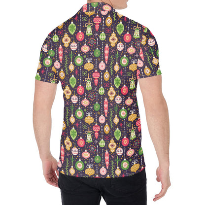Christmas Baubles Pattern Print Men's Shirt